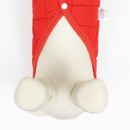 Dog jacket "Nice", size 2xl (DS 41 cm, Osh 41 cm, og 54 cm), red-5