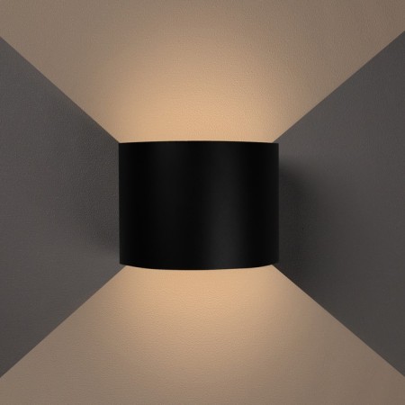 LED wall lamp FSD-005, 6 W, 450 lm, 3000k, IP54, 220 V, metal, black-3