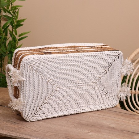 Wicker basket 50x35x30 cm-7