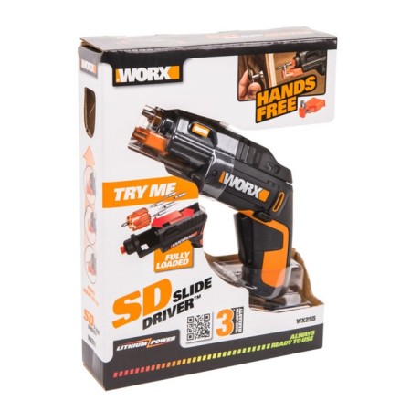 Battering screwdriver Worx WX255 SD Slide Driver, 4 V, set bit 6 pcs.-4
