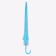 Umbrella - semi -automatic “plain” cane, 8 knitting needles, r = 46 cm, blue color