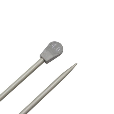 Right aluminum knitting needles with 35 cm/4.0 mm coating-2