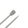 Right aluminum knitting needles with 35 cm/4.0 mm coating