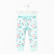 Pants baby, mint color, height 68 cm