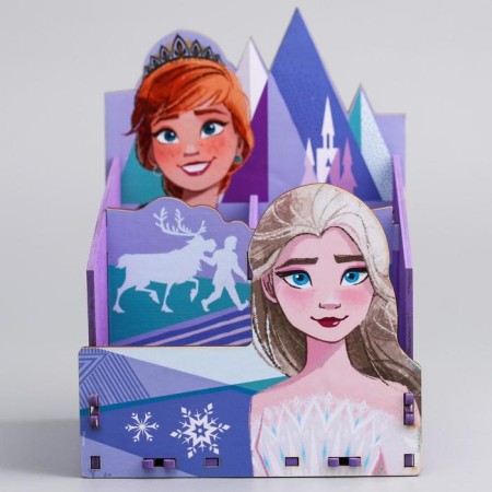 Organizer for the office, 14x14x16 cm, cold heart-3