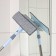 Okloma with a nozzle from a microfiber of a share, steel telescopic pen, 29 × 8 × 76 (116) cm