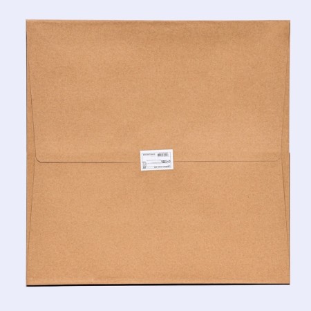 Gift package, craft, with a window, 40 x 40 x 40 cm-3