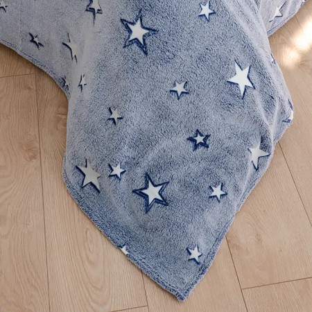 Plaid luminous free house star 100x150cm, Aerosoft 190GM, PE100%-4