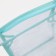 Lightning cosmetic bag, green/transparent color