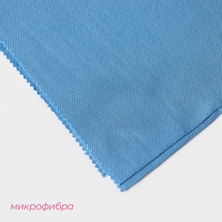 Napkin for glasses and mirrors of the share, 40 × 50 cm, blue color-1