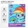 Color paper, A4, 16 sheets, 8 colors, non -nominated, bilateral, on paper, 48 g/m², My Little Pony