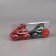 Decoration Christmas tree "machine Color" (set 2 pcs) 9x5x7 cm, green red