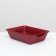 Deep toilet with a mesh of 36 x 25 x 9 cm, red