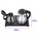 Tea kit KitFort KT-6180, glass, 2/1.2 l, 1500 watts, black