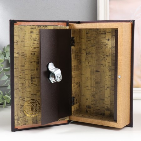 Safe Brush Tree to the leatherette "" Adventures of Tom Soyer "Mark Twain" 21x13x5 cm-3