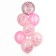 Bouquet of balls “tender as a flower”, latex, foil, set: 7 pcs., Mix