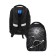 School backpack, 40 x 27 x 20 cm, Grizzly, ergonomic back, laptop department, black