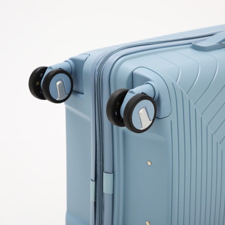 Middle suitcase 24 ", lightning department, code castle, 4 wheels, blue color-6