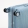 Middle suitcase 24 ", lightning department, code castle, 4 wheels, blue color