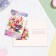 Postcard "Congratulations! Bright mood!" Flower basket, 12.5x19.5 cm