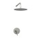 The shower system waserkraft a12497, built -in, tropical shower, chrome