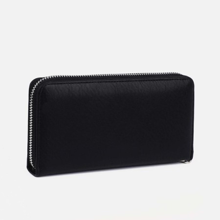 Women's wallet with lightning, black color-1