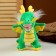 Soft toy "Dragon", 29 cm, green color