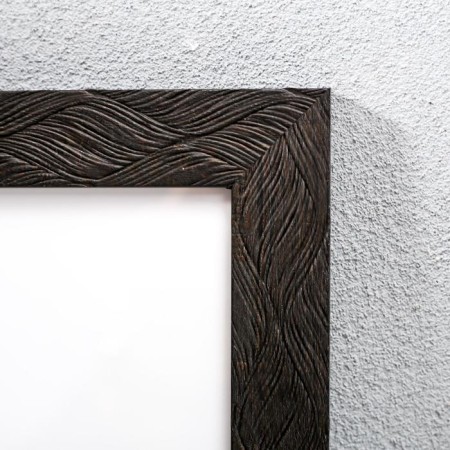Photo frame plastic Gallery 30x40 cm, 651647 Dark brown (plastic screen)-1