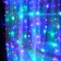 Garland "Curtain" 2 × 3 m, IP20, transparent thread, 720 LED, glow of multi, 8 modes, 220 V