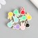 Busina for creativity plastic "Bunny" mix 0.8x1x1.5 cm