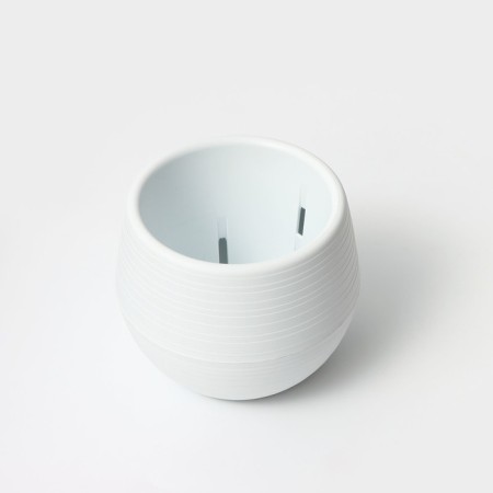 Potor Potor Potoral Potor Plastic, 450 ml, D = 12 cm, h = 10 cm, white color-1