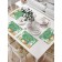 Set of napkins for setting the table "Family pairs of bunnies", rectangular, size 32x46 cm, 4 pcs