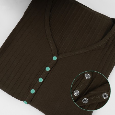 Shirt button, closed, d = 9.5 mm, mint color-3