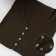 Shirt button, closed, d = 9.5 mm, mint color