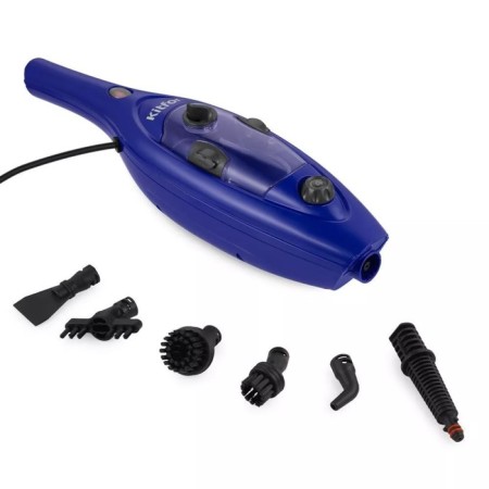 Steam mop KitFort KT-1059, 1300 W, 300 ml, cord 4.7 m, black-blue-2