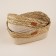 A set of baskets for storing manual weaving, cotton, corn, 2 pcs: 28x18x10, 30x20x12 cm