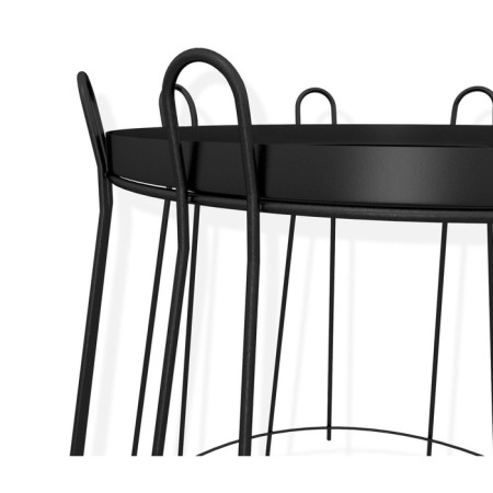 SHEFFILTON coffee table, 440x440x480, black Muars-3