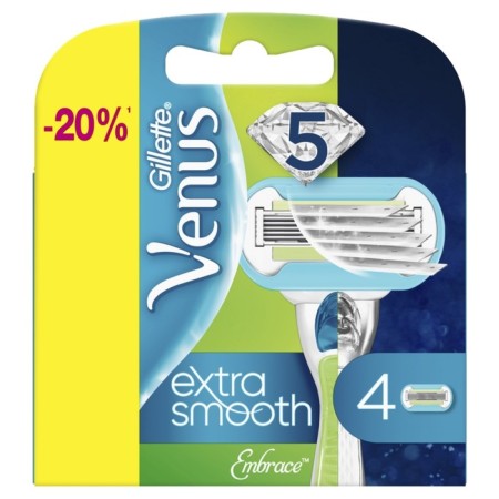 Replaceable shaving cassettes Gillette Venus Extra Smooth Embrace, 4 pcs.-1