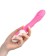 Vibrator with stimulation of the point G, realistic shape, 30 modes, 20.2 x3.5 cm, pink
