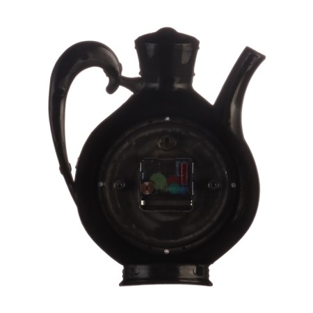 Wall -wall clocks for the kitchen "Sangino", silent, 26.5 x 24 cm, black silver, aa-7