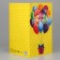 Volumetric postcard "Happy Birthday", balls, 12 x 18 cm