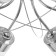 Chandelier 6591195/6 E27 40W chrome 60x60x20 cm Bayerlux