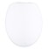 Memphis toilet seat, white color