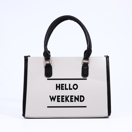 Bag Women's Tout with zipper, gray color