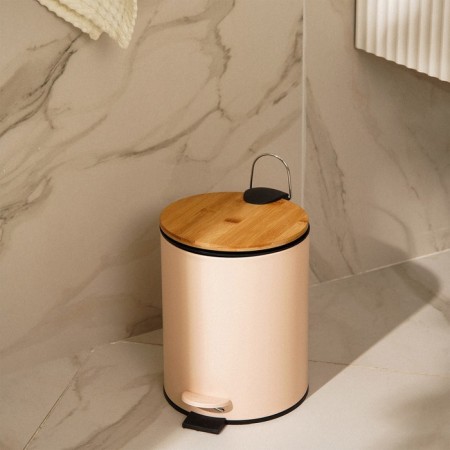 Garbage bucket SL Home, 5 l, 20.5 × 24 × 26 cm, beige color