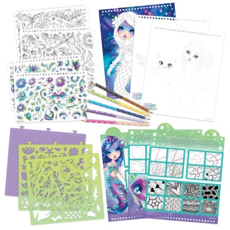 Coloring for girls Nebulous Stars Nenuphia-4