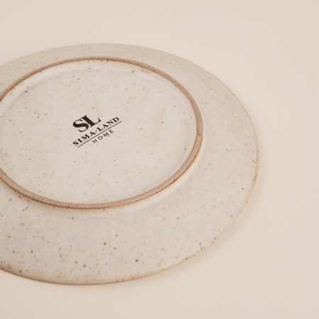 A set of ceramic sl home "vento", d = 28 cm, beige color-3