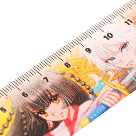 Ruler 15 cm Design Ray "Anime", mix-6
