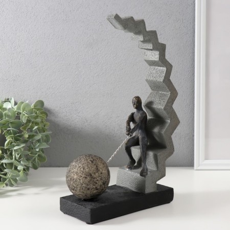 Polystone souvenir "only up" 34x12x24 cm-3