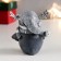 Polystone souvenir "Penguin in a scarf and cap with horns" MIX 8x7x4 cm